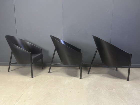 Image 1 of Set di 3 sedie vintage Pratfall di Philippe Starck per Driade, 1982