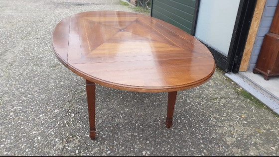 Image 1 of Exclusive Italian dining table with intarsia inlay