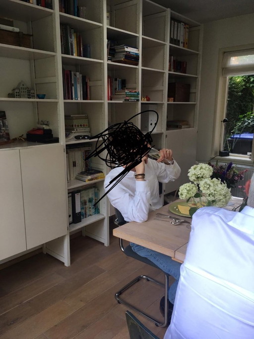 large Lundia bookcase incl. doors and drawers