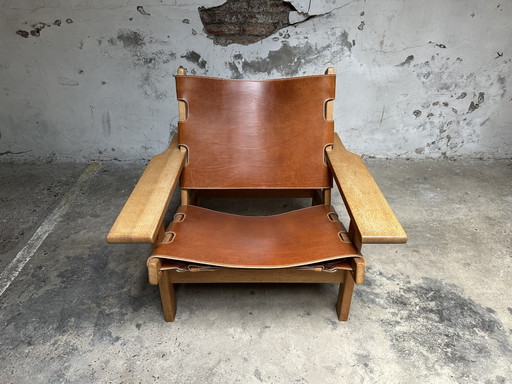 Kurt Østervig Chaise de chasse Fauteuil design danois cuir de chêne