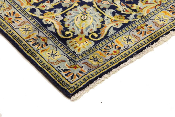 Image 1 of Original Perserteppich Keschan,Kashan Blau 330 x 234 cm Top Zustand Klassik Alt