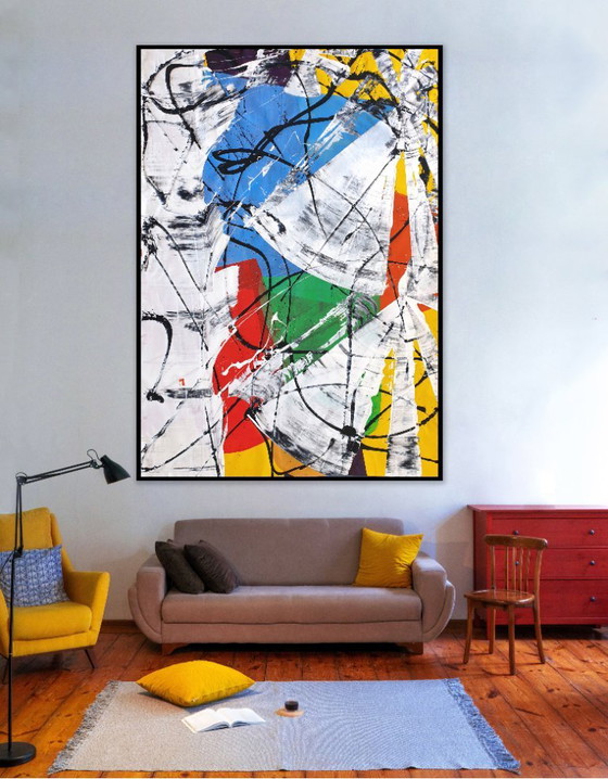 Jürgen Angeler - Playful Dynamics - XXL – Paintings & Drawings, Canvas (photo 5 of 28)