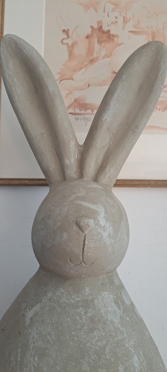 Image 1 of Allegra lepre di ceramica di grandi dimensioni