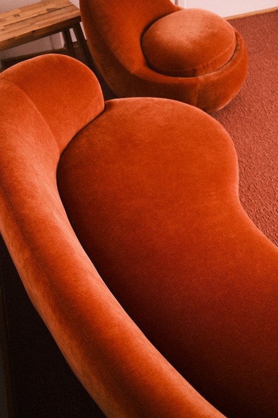 Rose Armchair - Sofa Company - Moss Rust - 2.5-Seater – sofacompany, 2 seaters, Polyester (photo 6 of 10)