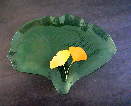 Image 1 of Decoration and/or serving dish, Ginkgo leaf