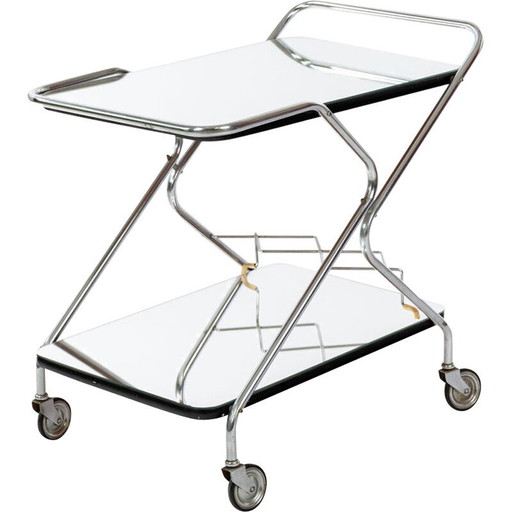 Carrito de servicio de mediados de siglo, década de 1960