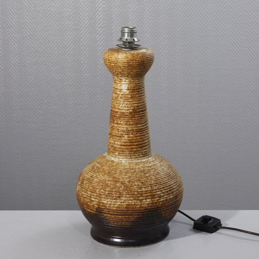 Very large floor lamp base in vintage 1970s ceramic design