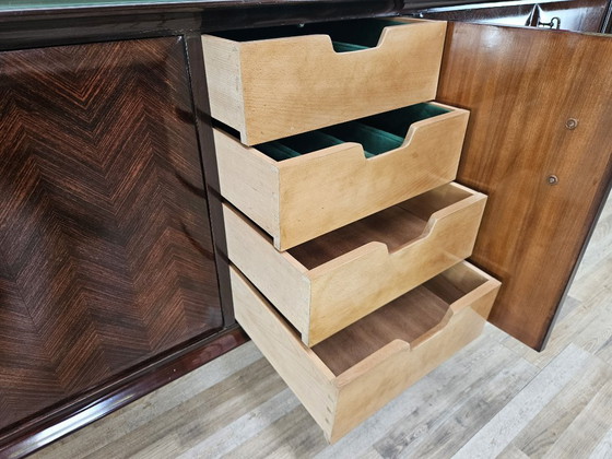 Credenza in mogano con piano in vetro, 1960 – Credenze, Legno (photo 24 of 43)