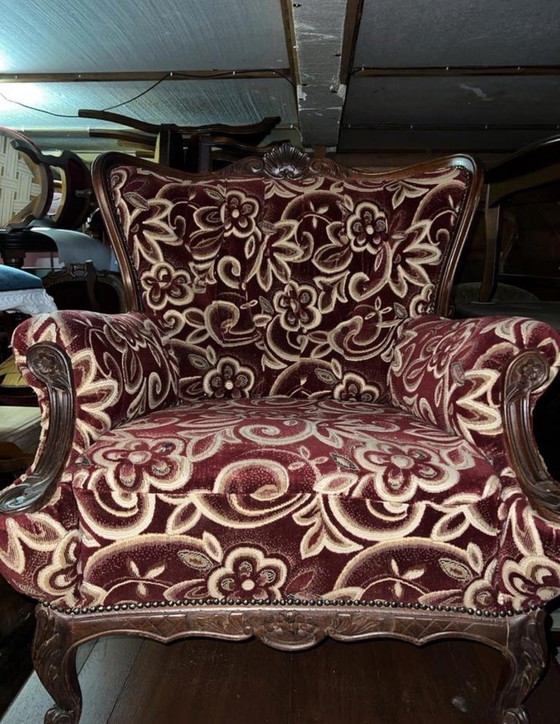 Image 1 of Set 2 Lodewijk barokfauteuils 