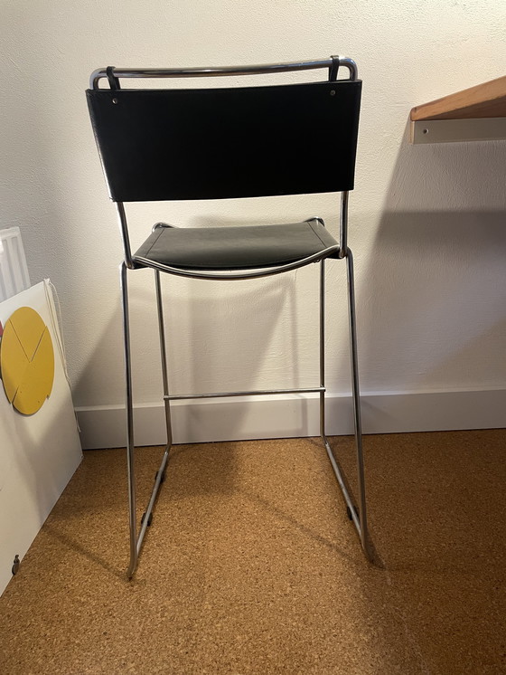 Image 1 of Barhocker Chrom Leder