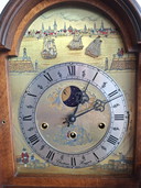 Orologio da tavolo Christiaan Huygens (modello 1403) + consolle a muro e scontrino d'acquisto (2000)