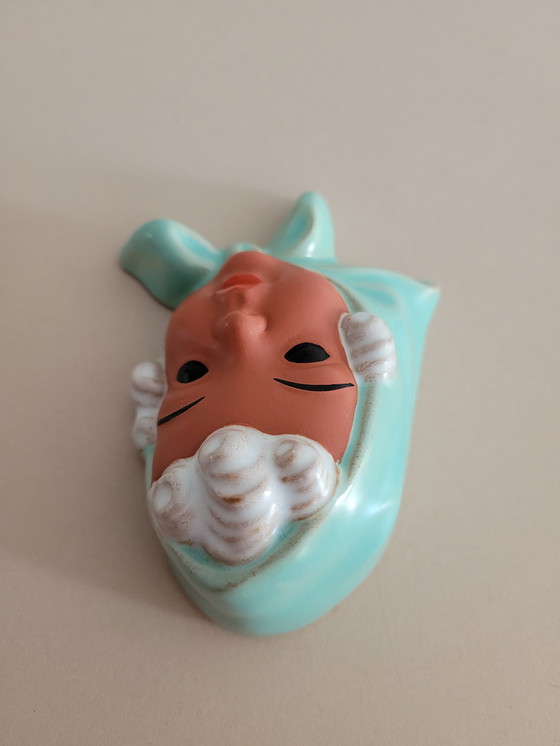 Image 1 of Maschera per bacchette in terracotta