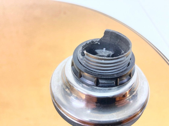 Image 1 of Fischer Leuchten wall lamp Ufo lamps made of mirror glass 70s 80s design