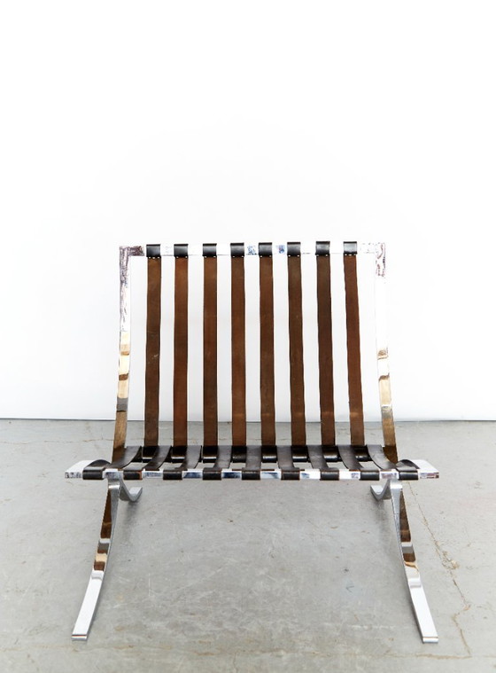 Image 1 of Ludwig Mies van der Rohe MR90 Barcelona Chair for Knoll International