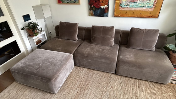 Image 1 of Hay Mags Sofa (3 elements, 1 footstool, 8 cushions)
