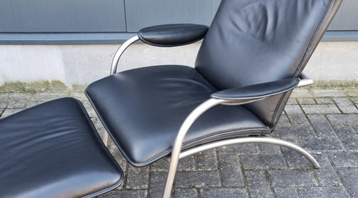 Fauteuil De Sede DS-270 avec repose-pieds