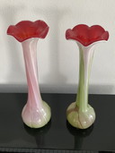 TWO MURANO VASES