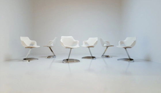 Euro International Steel Dining set, Belgium, 1970s – Metal (photo 7 of 9)