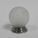 Art Deco Ceiling Lamp With Frosted Glass Shade, 1930s