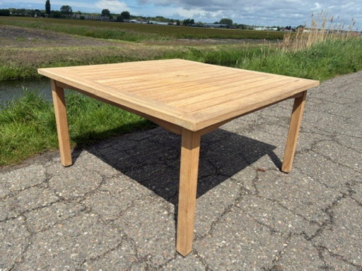 Royal Botania Premium zware teakhouten tuintafel 140x140cm