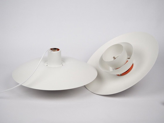 Image 1 of Paar 2 Deense vintage PH 4/3 hanglampen van Poul Henningsen, Louis Poulsen, 1966