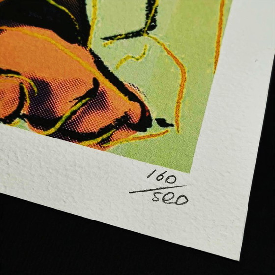 Image 1 of Litografia in edizione limitata "Indians" di Andy Warhol, realizzata da CMOA e numerata a matita.