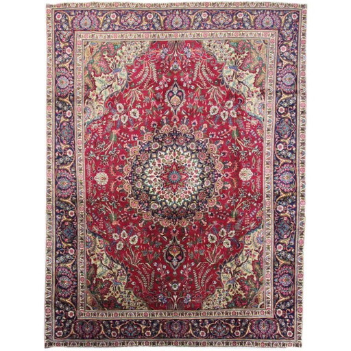 Hand-knotted Persian carpet - Tabriz carpet 385x283