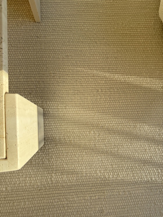 Image 1 of Klassieke collectie vloerkleed van 100% merinowol, wit, 250x350 cm