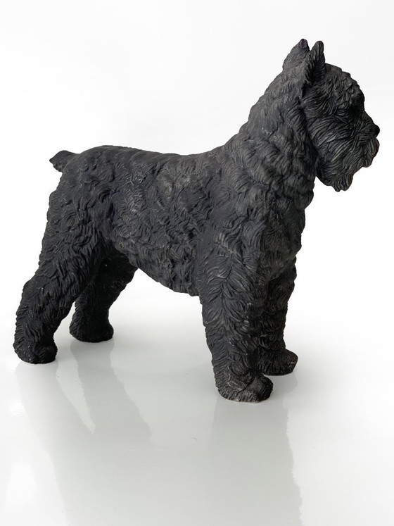 Image 1 of Statuetta decorativa vintage in porcellana Bouvier, Vaga International, modello Akita