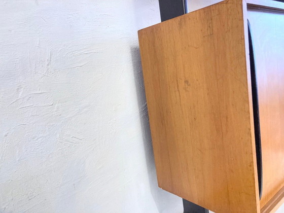 Image 1 of Mensola a colonna di metà secolo, risalente agli anni '50, disegnata da Reinhold Stotz.