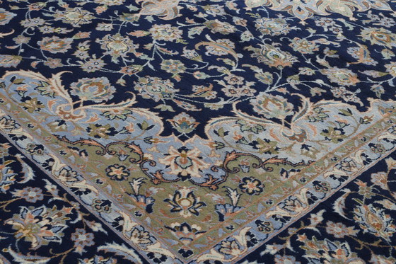 Image 1 of Alfombra persa Kashan 3,98 x 2,87 Alfombra oriental fina N.º 24635