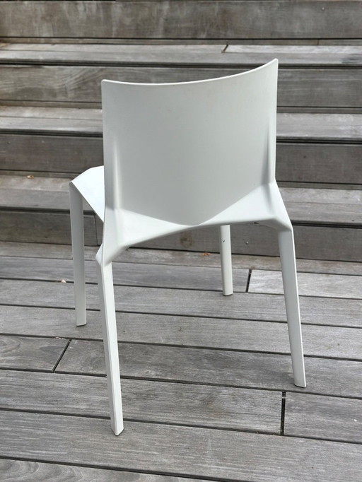 6x Kristalia Plana tuinstoelen