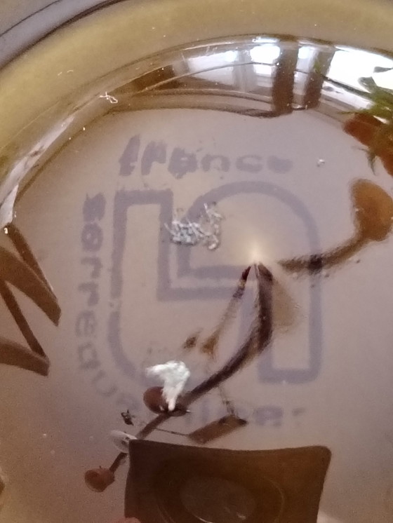 Image 1 of Sarreguemines vintage oyster plate oyster shells serving plate majolica faience