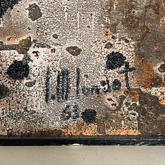 Louis-Marie Londot, Huile et Concrétions sur Panneau N° 16, 1963, Technique Mixte – Peintures et dessins (photo 8 of 11)