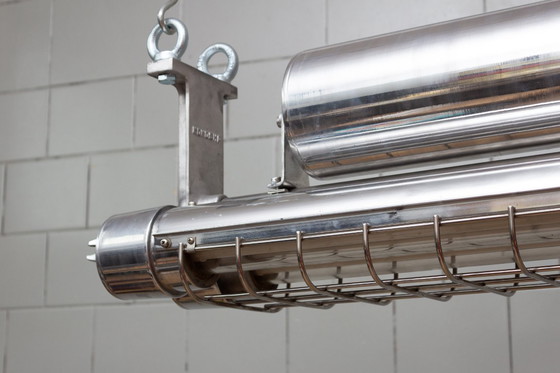 Image 1 of Industrial Japanese Hanging Tube Light from Kokosha Osaka, 1980s