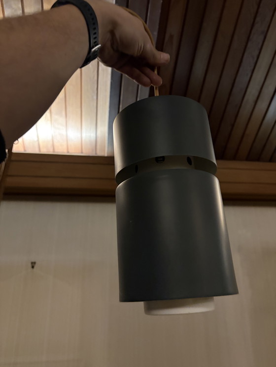 Image 1 of Set van 3 design jaren 60/70 hanglampen