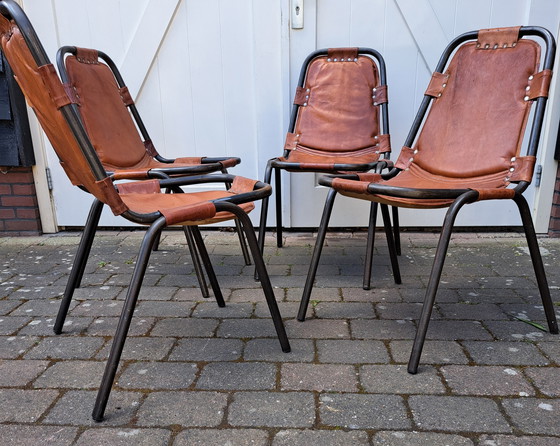Image 1 of 4 x chairs Les Arcs del Vera, design Charlotte Perriand