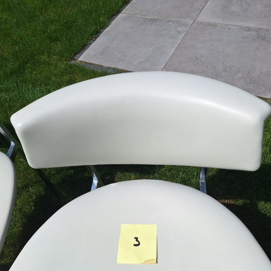 Image 1 of 4 chaises de salle à manger vintage Rudolf Wolf Meander Alpha