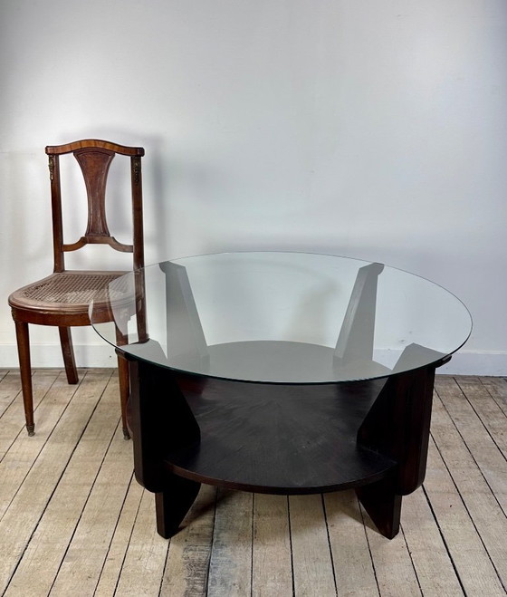 Image 1 of Art Deco mahogany coffee table 1930