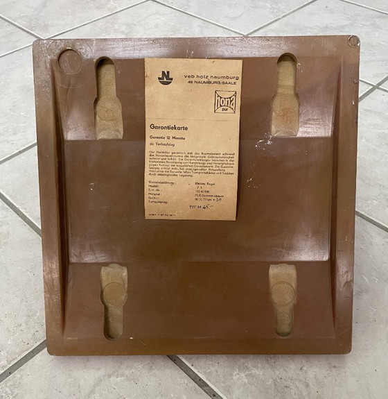 Image 1 of Scaffale a parete rosso di Rudolf Horn 1968