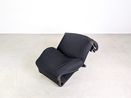 Image 1 of Silla Original Cassina Wink Toshiyuki Kita Negro Blanco