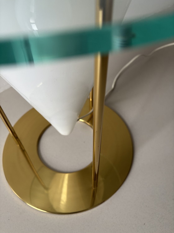 Image 1 of Italian 1980 vintage table lamp in the style of Fontana Arte