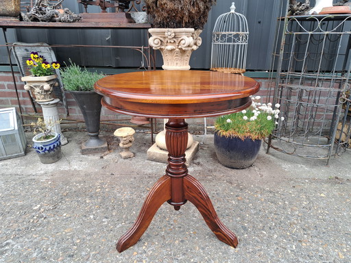Classic Mahogany Side Table, Coffee Table, Plant Table Size 59x59cm and 65cm High