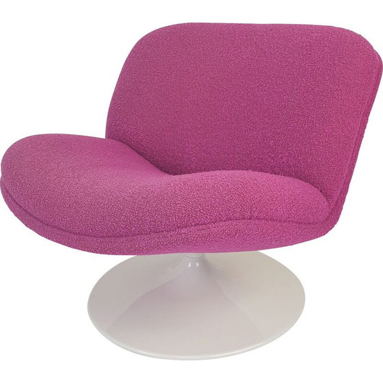 Image 1 of Fauteuil vintage avec pied en métal par Geoffrey Harcourt pour Artifort, 1970