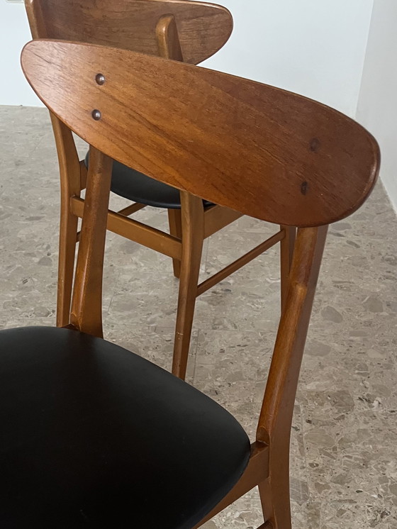 Image 1 of 4x Original “Farstrup Møbler Model 210 1950s” Dining Chairs