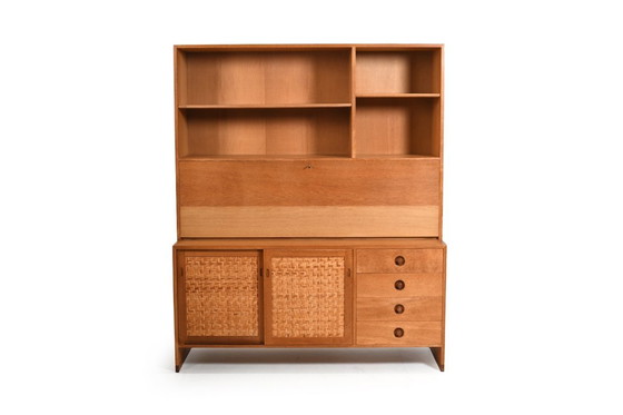 Image 1 of Meuble Hans J. Wegner avec bureau intégré, années 1960