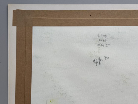 Image 1 of Eugene Eechaut (1928-2019) - dittico paesaggistico, firmato, anni '70