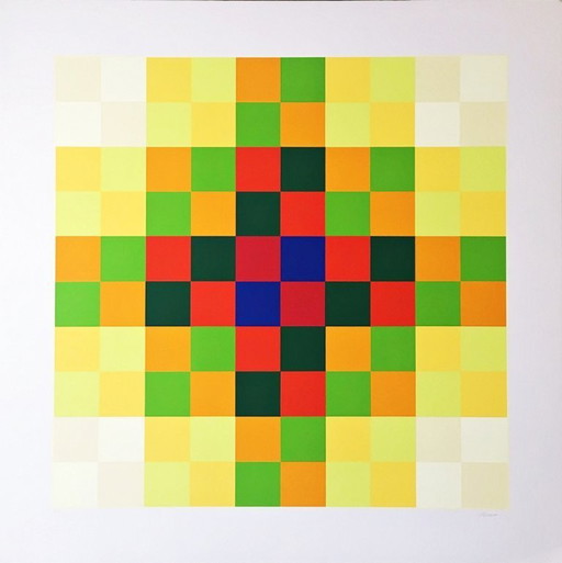 Hugo Demarco "Relation couleur" Edition of 200 - signed - numbered (75 x 75 cm)
