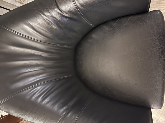 Image 1 of Leolux Sessel – Modell Shaman – modern – schwarz – Leder