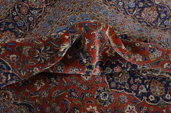 Image 1 of Handgeknüpfter Kashan Kork - Rot - 403 x 292 cm